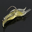 ZANLURE 4cm Shrimp Fishing Soft Prawn Lure Hook Tackle Bait Fishing Lures