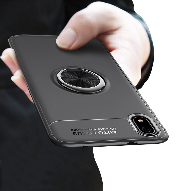 Bakeey Xiaomi Redmi 7A 360 Rotating Magnetic Ring Holder Soft TPU Shockproof Protective Case