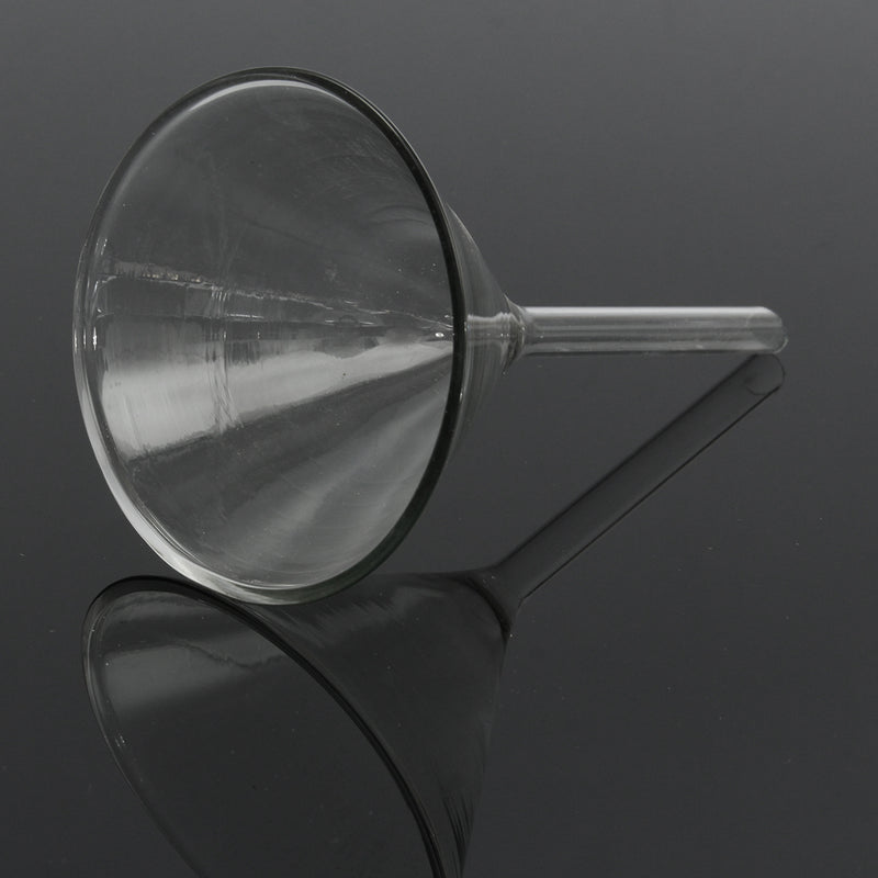 40/50/60/75/90/120mm Lab Glass Funnel Short Stem Thick Glass Multiple Size