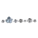 50Pcs Suleve CSTN2 Four Prong T Nut Insert Carbon Steel Zinc Plated For Wood M3/M4/M5/M6/M8/M10/M12