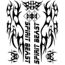 SPIRIT BEAST Reflective Motorcycle Stickers Gas Fuel Tank Protector Car Decoration