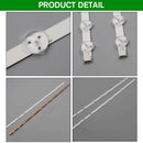 2pcs DC3V 576MM LED Rigid Strip Bar Light For VESTEL VES32BL11 VES315WNDB-01 VES315UNDL-2D-N02 SVV315A39