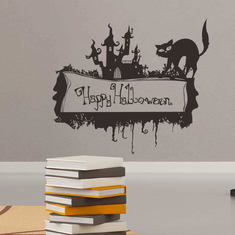Miico FX3032 Halloween Sticker Creative Wall Sticker Removable For Bedroom Living Room Decoration