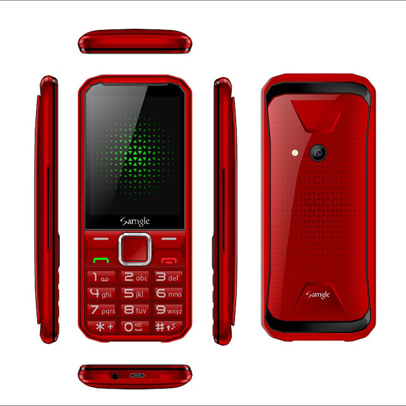 Samgle F9 Caption 3G Network 2.4 inch 1450mAh HD Display Flashlight Lound Speaker Whatsapp Dual SIM Card Dual Standby Feature Phone