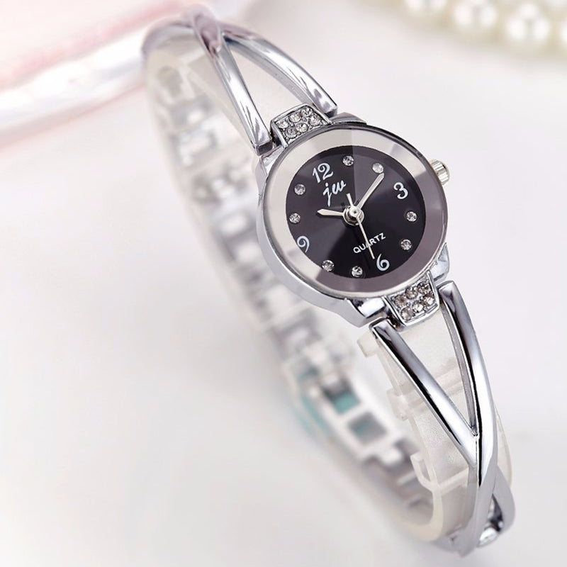 Fashion Women Steel Bracelet Ladies Dress Waterproof Quartz Watch