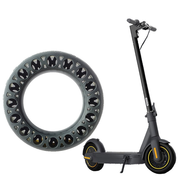10 inches Non-Pneumatic Damping Rubber Tire For Ninebot MAX G30 Electric Scooter Accessories Solid Hollow Tires Shock Absorber