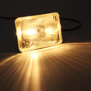 2PCS 4x6Inch Rectangle Car Headlights with H4 Halogen Lamps 55W for Toyota Hilux Ute 1983-2003