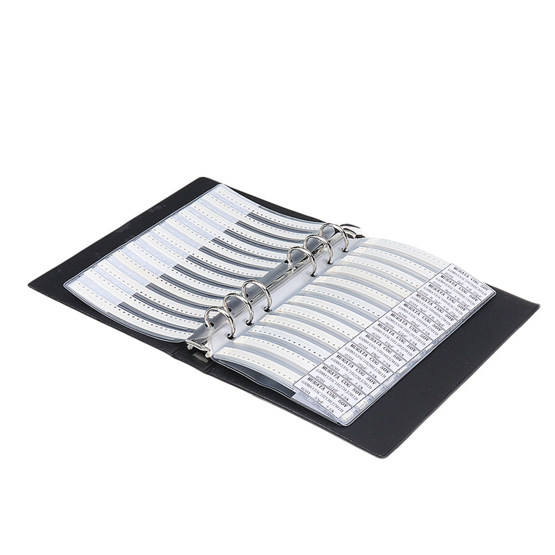 2550pcs 51values*50pcs 0201 SMD Capacitor Sample Book 0.5PF~220NF Capacitor Assortment Kit