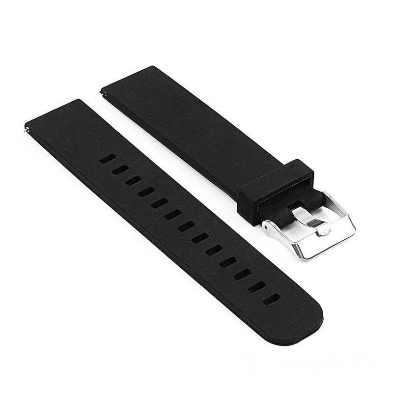 Bakeey Universal 22mm Replacement Silicone Stainless Steel Buckle Watch Band Strap for Huawei Watch GT Smart Watch