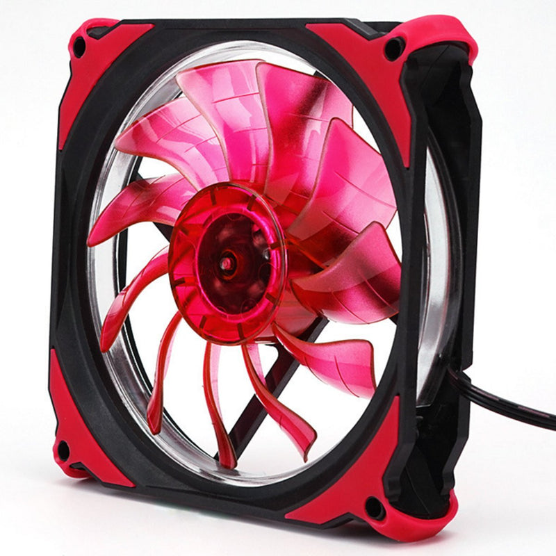 12cm 3 Pin 4 Pin LED Backlit CPU Cooling Fan Cooler for CPU PC Computer Mining Case