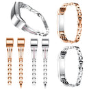 Stainless Steel Jewelry Watch Wristband Release Replacement For Fitbit Alta/HR