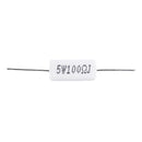 10pcs 5W 100 ohm 100R Ceramic Cement Resistor