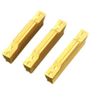 Drillpro 10pcs MGMN300-M Carbide Inserts 3mm Width for MGEHR/MGIVR Grooving Cut Off Tool Turning Tool