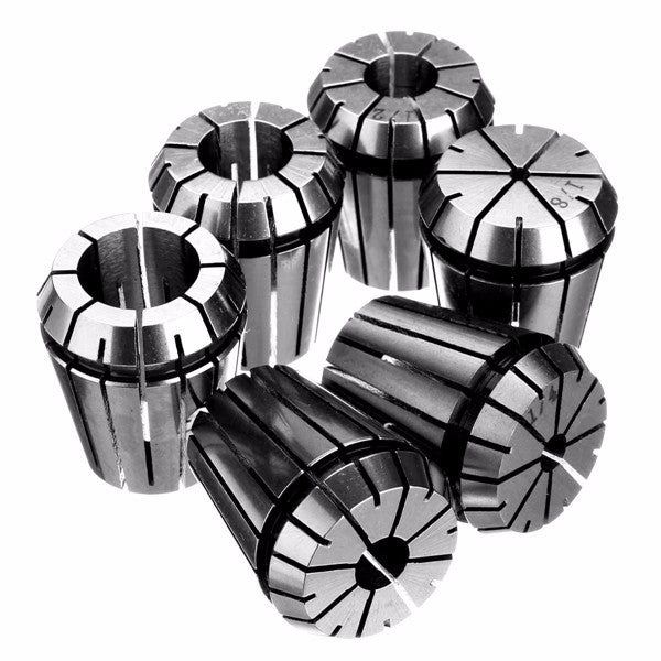 6pcs ER32 Spring Collet Set 1/8 Inch to 3/4 Inch Chuck Collet for CNC Milling Lathe Tool