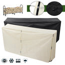 8ft Outdoor Firewood Log Storage Rack Cover Waterproof Protector Home Garden