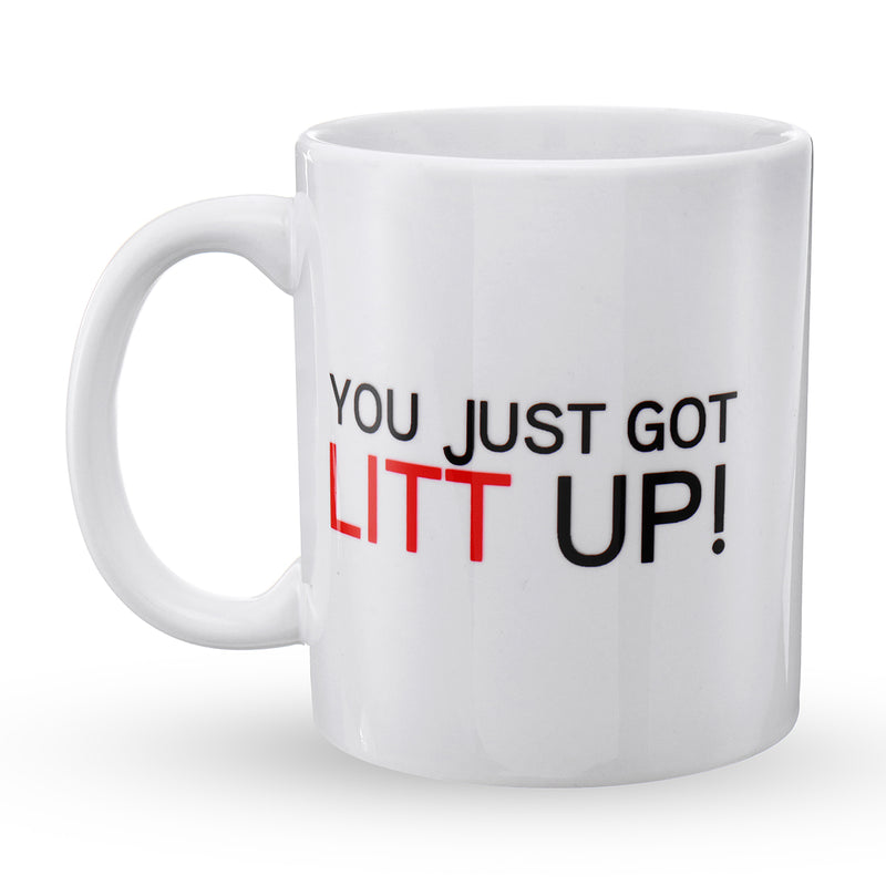 You Just Got LITT UP" Cup Funny Mug Gift Coffee Mugs for Coworkers Office Present