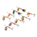 ZANLURE 10 Pcs Fishing Lure Spinner Bait Japanese Fishing Bait Camping Fishing Hunting Accessories