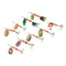ZANLURE 10 Pcs Fishing Lure Spinner Bait Japanese Fishing Bait Camping Fishing Hunting Accessories