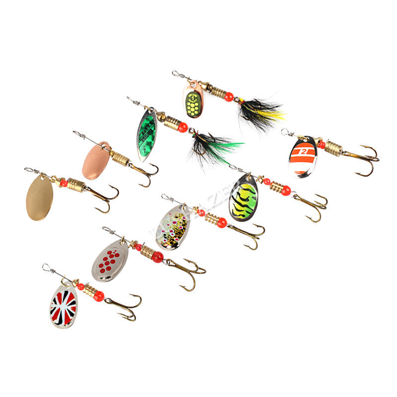 ZANLURE 10 Pcs Fishing Lure Spinner Bait Japanese Fishing Bait Camping Fishing Hunting Accessories