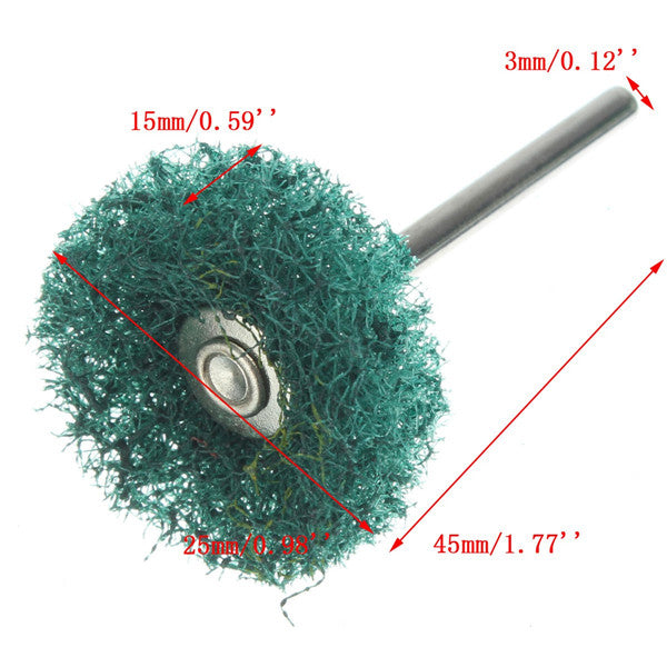 30pcs 25mm Diameter Abrasive Wheel Buffing Polishing Wheel Set for Rotary Tool