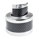 3M x 7cm/3M x 5cm Carbon Fiber Rubber Strip Protector Door Sill Car Stickers