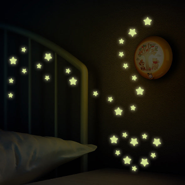 Miico Creative Stars Luminous Tape Stickers all Door Window Decor Sticker
