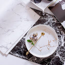 2PCS Marble Placemats Kitchen Dining Table Place Mats Pads Decor PVC 45x30CM