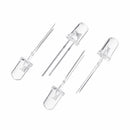 500pcs 5mm Round Purple UV LED Diode Super Bright Water Clear LED Light Lamp Purple Color
