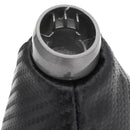Manual Gear Shift Knob Cover PU Leather Black Stitched For Honda Civic Si 2006-2012
