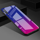 Bakeey Gradient Tempered Glass Protective Case For Samsung Galaxy A7 2018 Scratch Resistant Back Cover