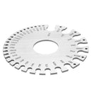 Machifit 0-36 0.007-0.3125 Stainless Steel Wire Gauge Round AWG SWG Thickness Measuring Wire Gage