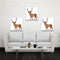 Miico Hand Painted Oil Paintings Simple Style-B Side Face Deer Wall Art For Home Decoration Painting
