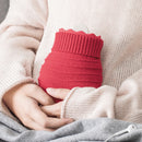 Xiaomi 313/620ml Hot Water Bag Microwave Heating Silicone Bottle Winter Heater With Knitted Cover