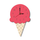 Home Cartoon Creative Wall Clock Living Room Acrylic Ice Cream Children's Clock