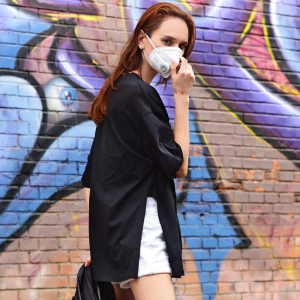 Xiaomi Purely Fresh Air Mask PM2.5 Filter Anti-Pollution Respirator USB Rechargeable 3 Modes Wind Speed Anti Dust Breathing Face Mask For Sport Cycling Camping Travel From Xiaomi Youpin