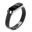 Bakeey Retro Butterfly Push Button Deployment Buckle PU Leather Watch Band Strap Replacement for Xiaomi Mi band 3 Xiaomi Mi band 4