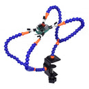 NEWACALOX Soldering Station Holder PCB Fixture Welding Repair Multi Soldering Helping Hand Third Hand Tool with 4PCS Flexible Arms