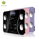 Mrosaa Body Fat Scale Floor Scientific Smart Electronic LED Digital Weight Body Index Bathroom Balance BMI Weighing Scales