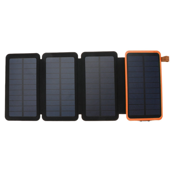20000mAh Solar Panel Solar Charger 7W 5V/2A Foldable Solar Panel Charger Dual USB Portable Mobile Power Bank