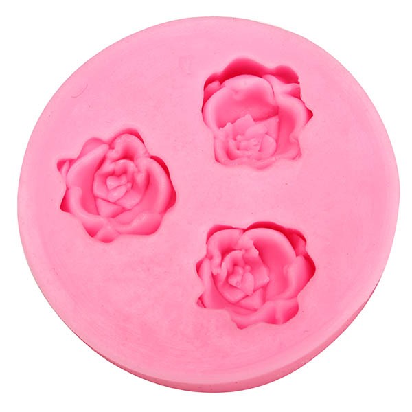 Rose Silicone Fondant Mold Cake Decorating Mould Gum Paste Sugarpaste Mold FDA LFGB