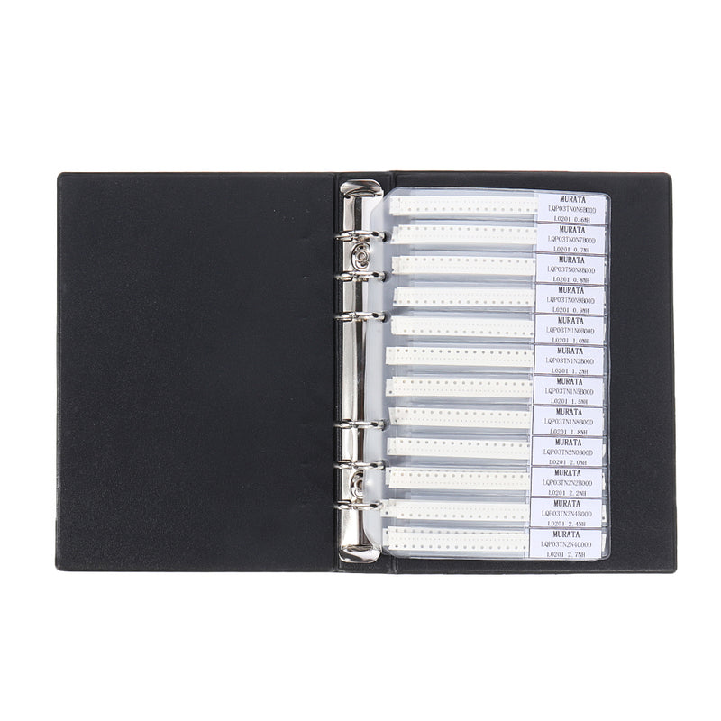 1900pcs 38 Values 50 Each 0201 muRata SMD Chip Inductors Assorted Kit 0.6nH~100nH Sample Book