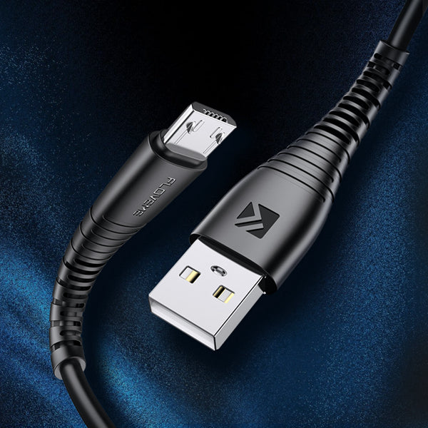 FLOVEME 2.4A Hi-Tensile Micro USB Fast Charging Data Cable For Samsung S7 S6 Xiaomi Redmi Note 5