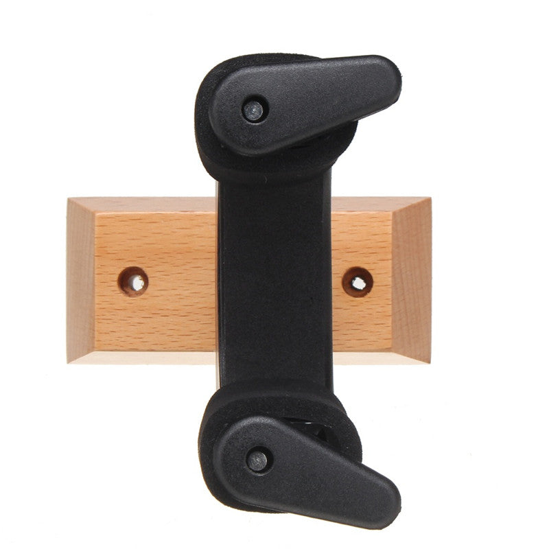 Electric Guitar Holder Wall Guitar Wood Stand Automatic Mount Hooks with Screws Guitar Accessories