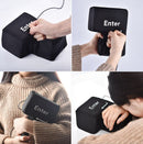 Slow Rebound Funny Big Enter Key Button USB Nap Pillow Stress Release Relief Enter Key Unbreakable