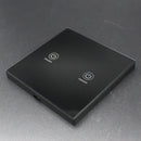 KTNNKG 2 Channel 433MHz 86 Wall Touch Remote Control Switch Wireless RF Transmitter Tempered Glass Panel