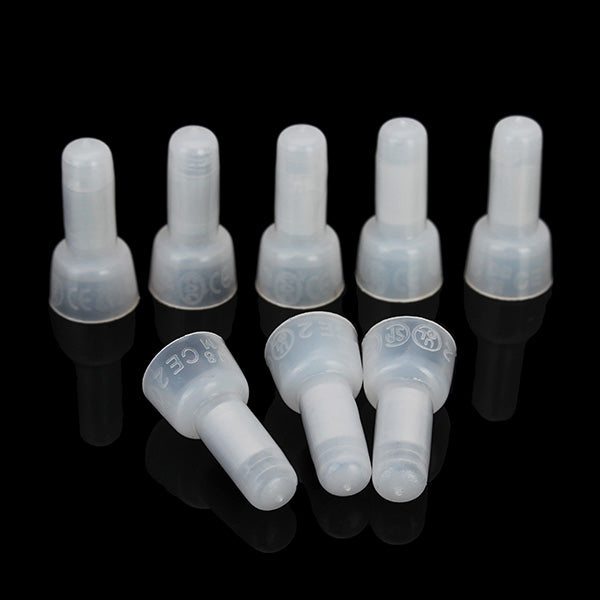 Excellway WC01 100pcs Terminals Pressure Line Cap Wire Connector Wiring Connector Cap