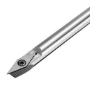 Drillpro Wood Turning Tool with Wood Carbide Insert Cutter Round Shank Woodworking Tool/Aluminum Alloy Handle