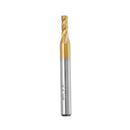 Drillpro 6pcs 2-6mm Titanium Coating HSS 4 Flute End Mill Cutter 6mm Shank CNC Drill Bit Set