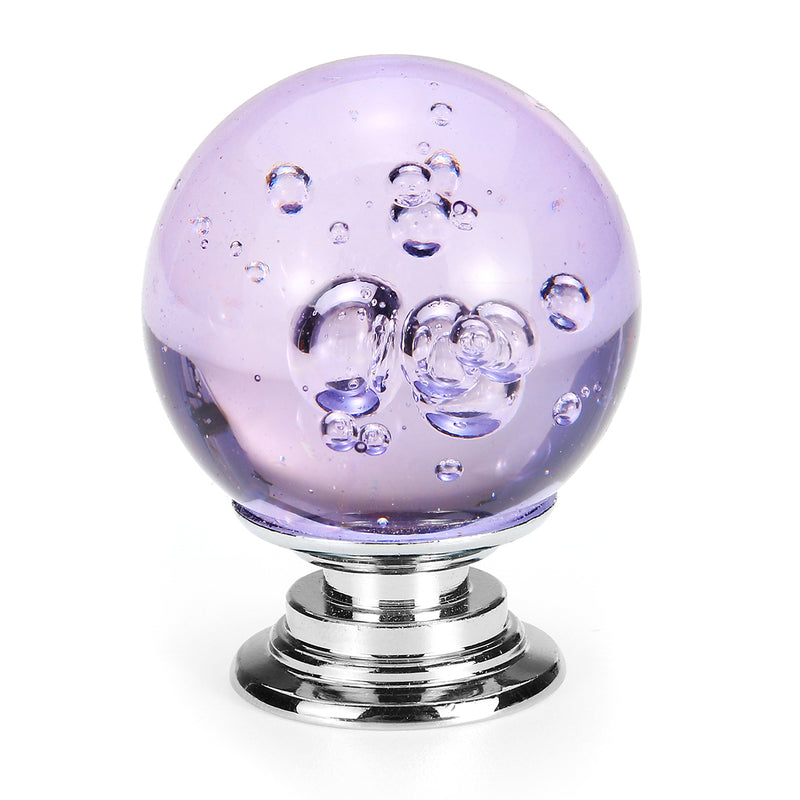 Crystal Glass Door Handles Pulls Knobs Zinc Alloy For Cupboard Wardrobe Drawer