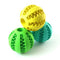 7CM Interactive IQ Treat Ball Rubber Dog Balls Toys with Bite Resistant Soft Rubber Dog Balls